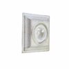 Faretti Shabby Bianco Oro Decorato a Mano