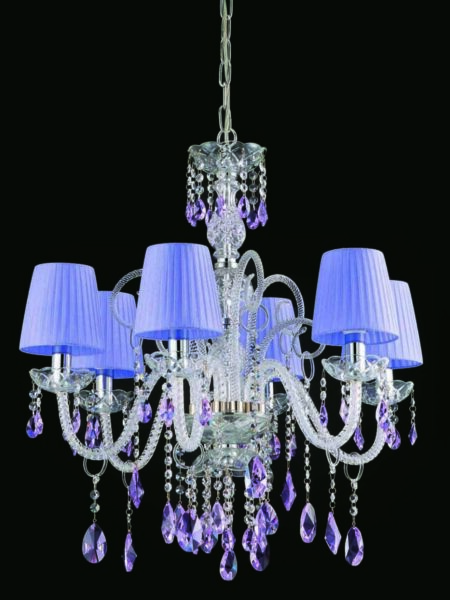 Lampadari Strass Asfour Paralumi Organza Napoli