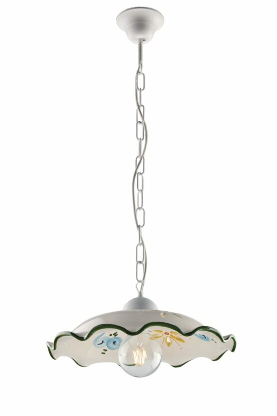 Lampadari Ceramica Decorata a Mano Made in Italy