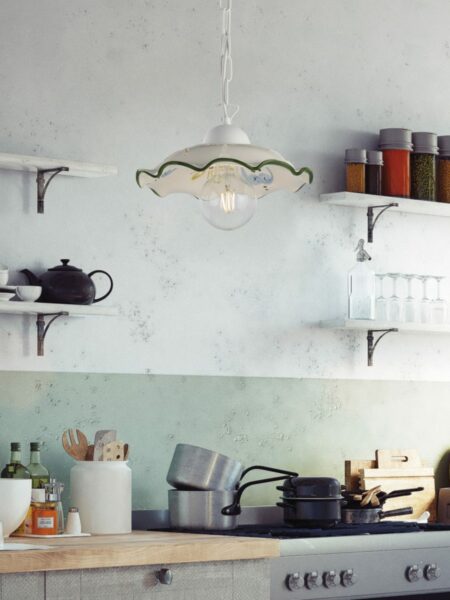 Lampadari Ceramica Decorata a Mano Made in Italy