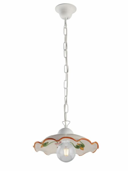 Sospensione ceramica marrone