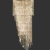 Applique Strass Cristallo Oro Lucido