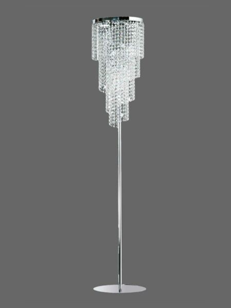 Lampada da Terra Piantana Cristallo Strass