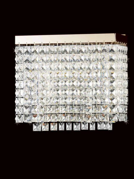 Applique Bagno Cristallo Strass Oro