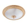 Plafoniera Oro Lucido Ottone Lavorato cm 40