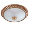 Plafoniera Oro Francese Ottone Lavorato cm 50