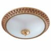 Plafoniera Oro Francese Ottone Lavorato cm 50