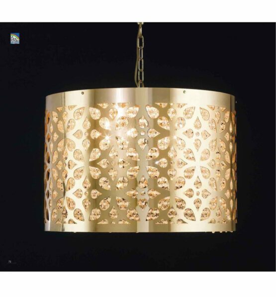 Lampadari Oro Lucido e Design Lampadari D'Arredo Cm 80