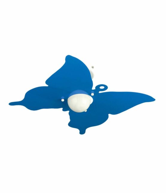 Applique Farfalla Azzurro Camerette Bambini