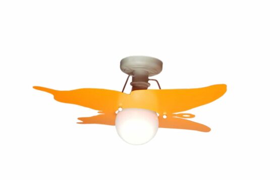 Plafoniera Farfalla Arancione