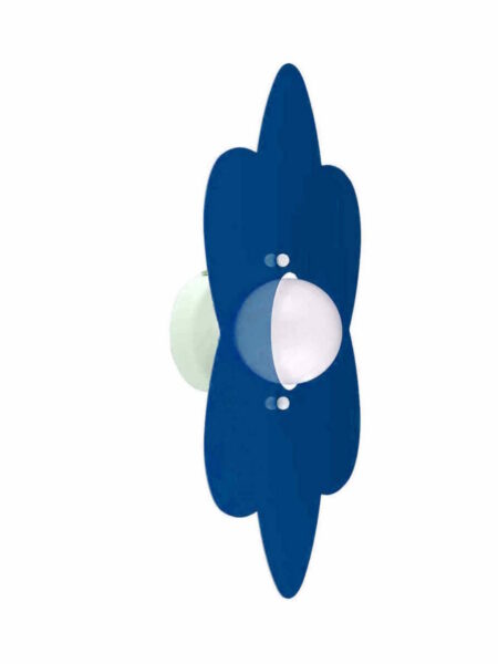 Applique Azzurro Fiore Camerette Bambini