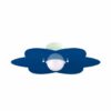 Applique Azzurro Fiore Camerette Bambini