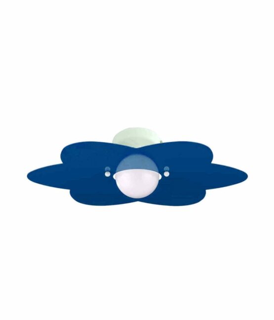Applique Azzurro Fiore Camerette Bambini