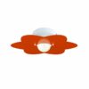 Applique Fiore Arancio Camerette Bambini