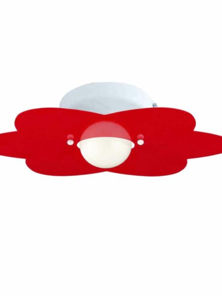 Applique Rosso Fiore Camerette Bambini