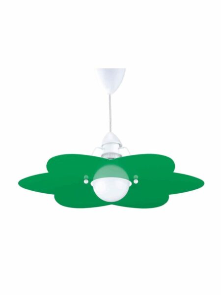 Lampadario Fiore Camerette Bambini Verde Mela