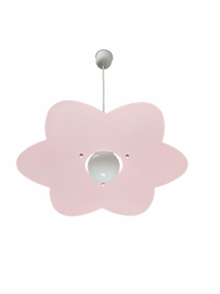 Lampadario Sospensione Cameretta Bambini Fiore Rosa