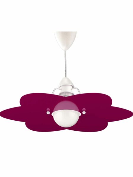 Lampadario Fiore Camerette Bambini Fucsia