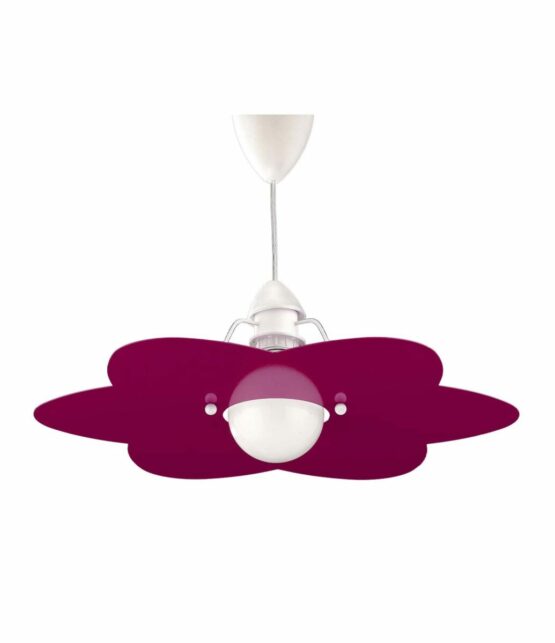 Lampadario Fiore Camerette Bambini Fucsia