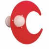 Plafoniera Luna Rosso Cameretta Bambini