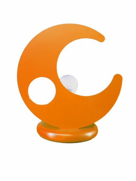 Lume Cameretta Bambini Arancio Luna
