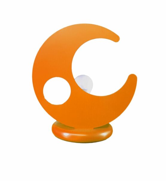 Lume Cameretta Bambini Arancio Luna