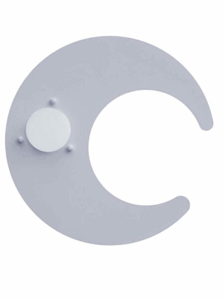 Plafoniera Luna Grigio Argento Cameretta Bambini