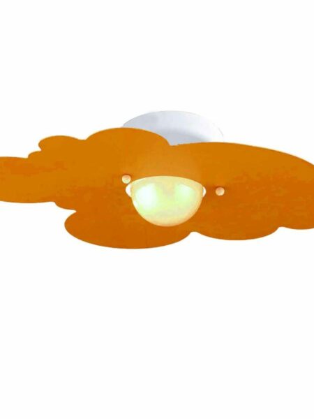 Applique Plafoniera Arancio Nuvola Cameretta Bambini