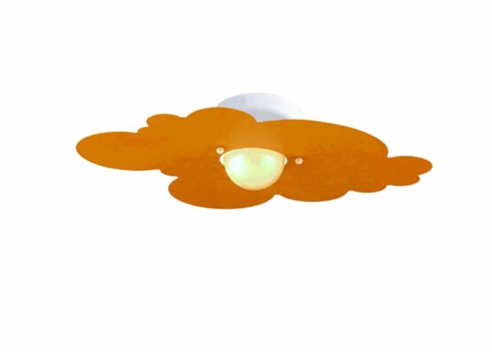 Nuvola applique arancio