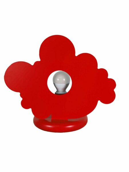 Lume Rosso Nuvola Cameretta Bambini
