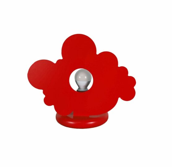 Lume Rosso Nuvola Cameretta Bambini