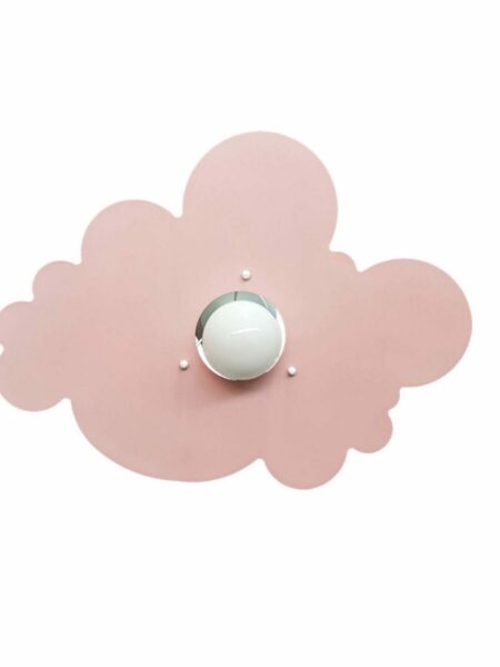 Plafoniera Nuvola Rosa Camerette Bambini