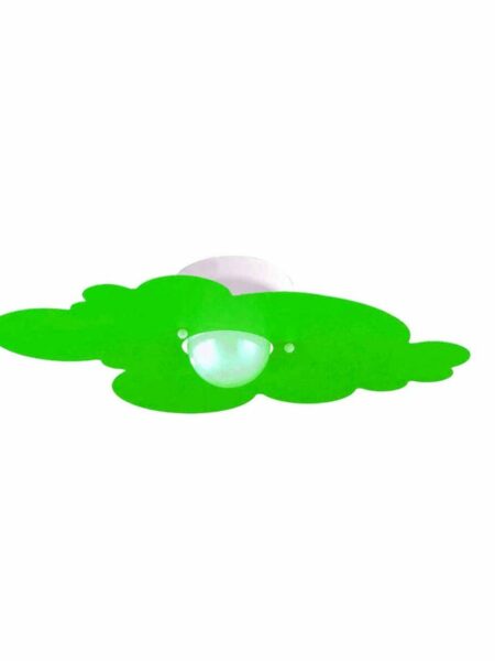 Plafoniera Nuvola Verde Mela Camerette Bambini