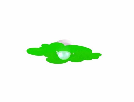 Plafoniera Nuvola Verde Mela Camerette Bambini