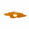 Plafoniera Nuvola Arancione Camerette Bambini