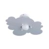 Applique Plafoniera Grigio Argento Nuvola Cameretta Bambini