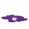 Plafoniera Nuvola Glicine Camerette Bambini