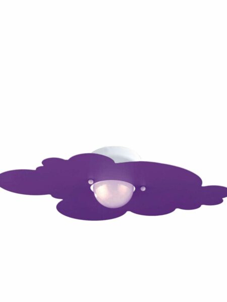Plafoniera Nuvola Glicine Camerette Bambini