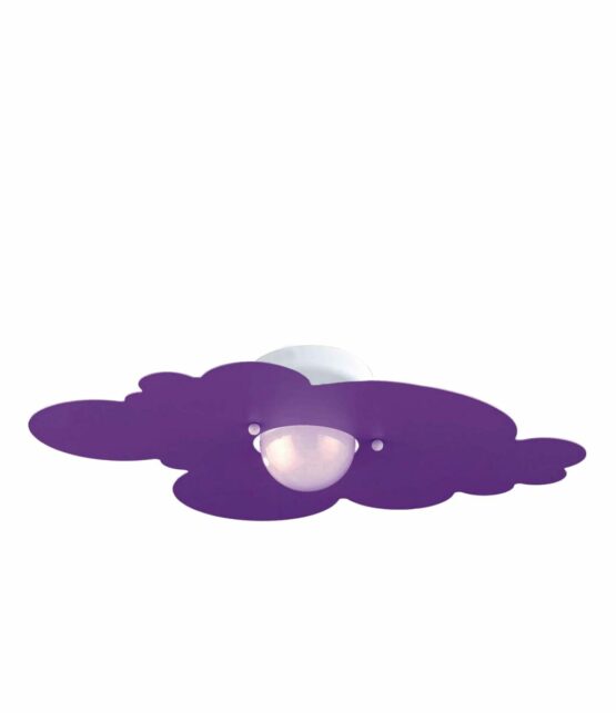 Plafoniera Nuvola Glicine Camerette Bambini
