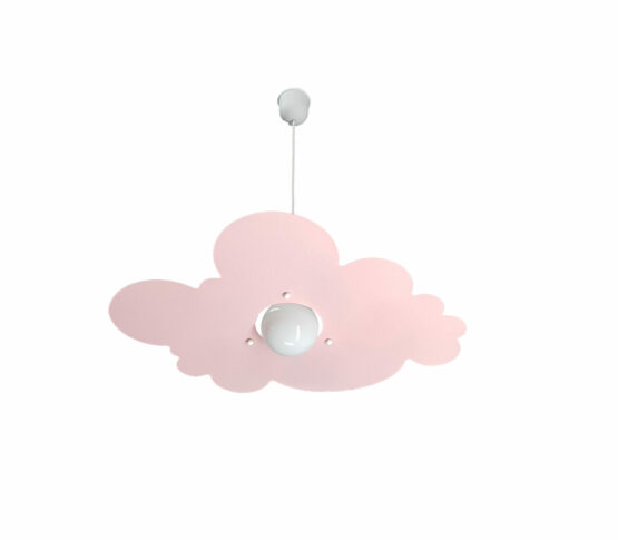 Lampadario Sospensione Rosa Nuvola Camerette Bambini