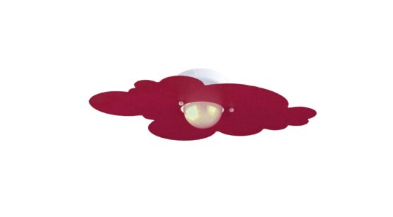 Applique nuvola fucsia