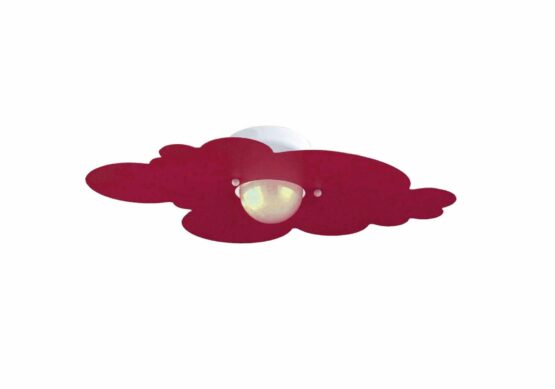 Plafoniera Nuvola Fucsia Camerette Bambini