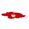 Plafoniera Nuvola Rosso Camerette Bambini