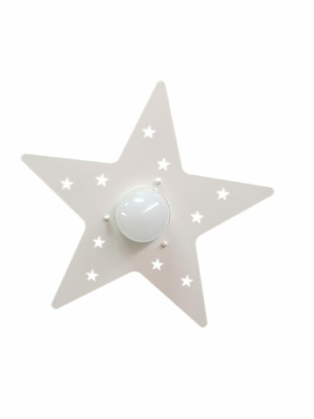 Applique Bianco Stella Cameretta Bambini