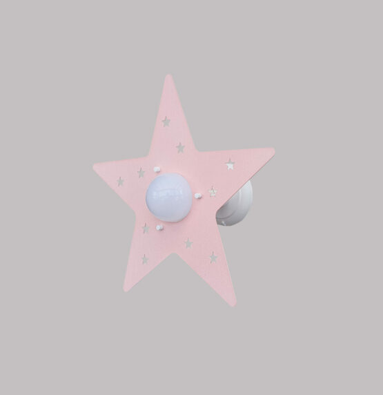 Applique Stella Rosa per Cameretta - immagine 2