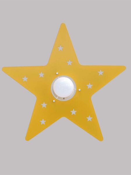 Plafoniera Stella Giallo per Cameretta