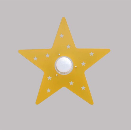 Plafoniera Stella Giallo