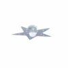 Plafoniera Lampadario Argento Laccato Camerette