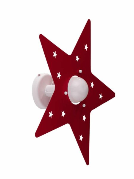 Applique Camerette Bambini Stella Rosso