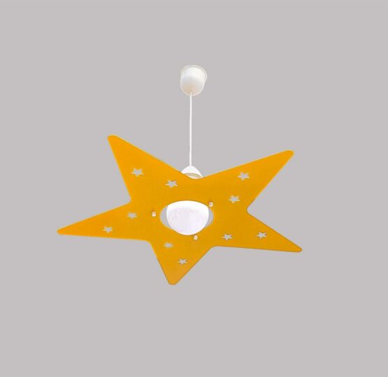 Lampadario Stella Giallo